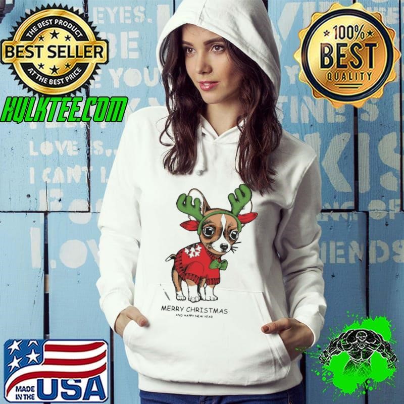Chihuahuas Merry Christmas And Happy New Year shirt