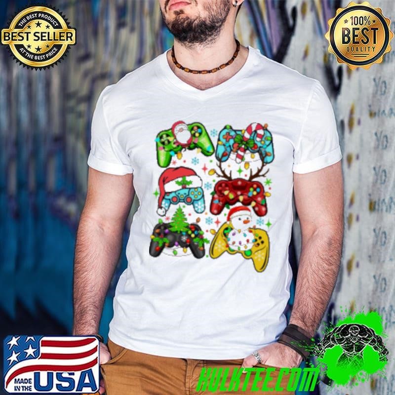 Christmas Controller Guys V Neck