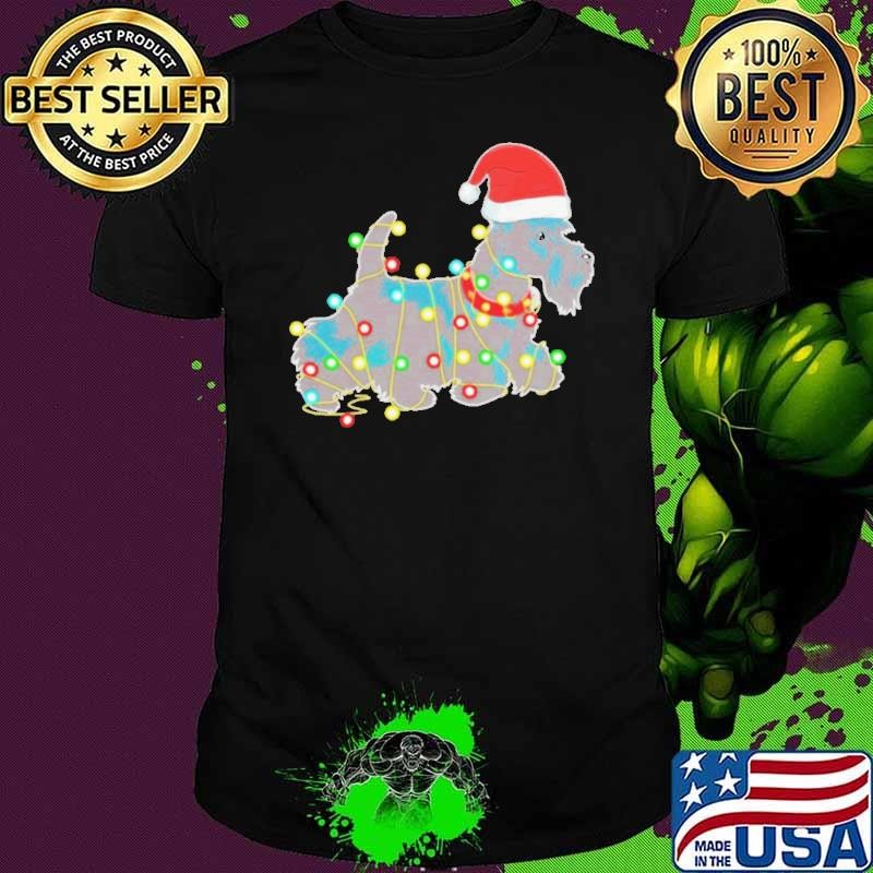 Christmas Lights Scottie Dog Lover Unisex