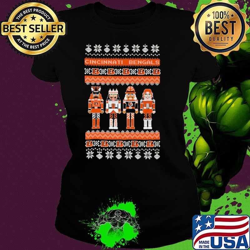Cincinnati Bengals Holiday Nutcracker Ladies tee