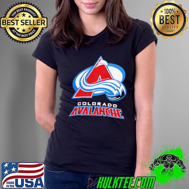 Colorado Avalanche 2024 Christmas Devil logo Ladies Tee