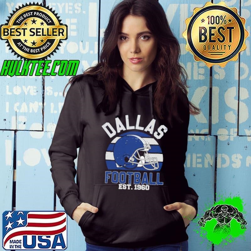 Dallas Football Est 1960 Team Supporter Women’s Perfect Tri Tunic Hoodie