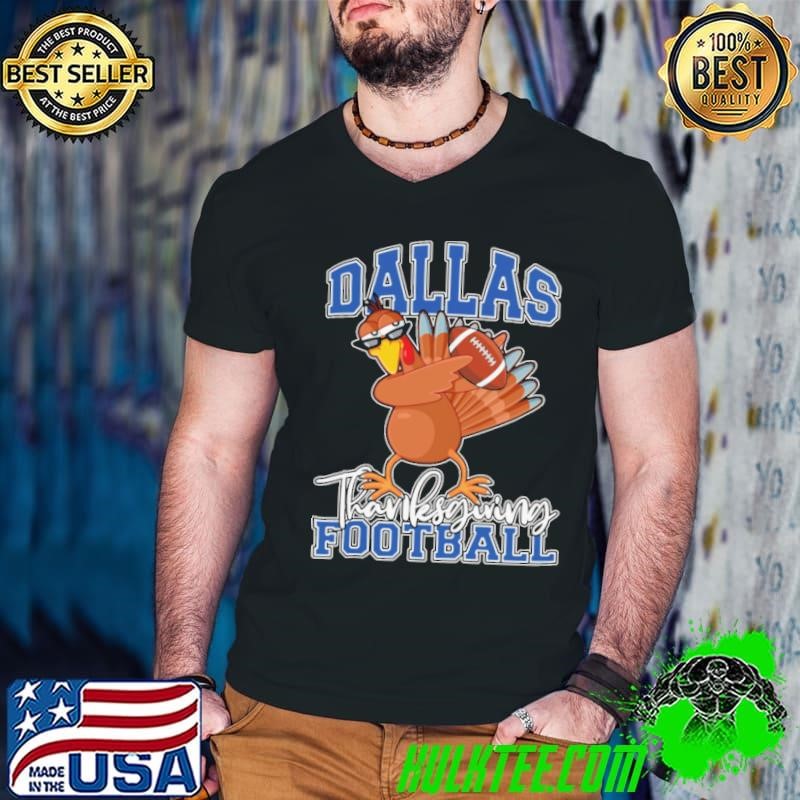 Dallas Thanksgiving Football Fan Kids Colorblock Raglan shirt
