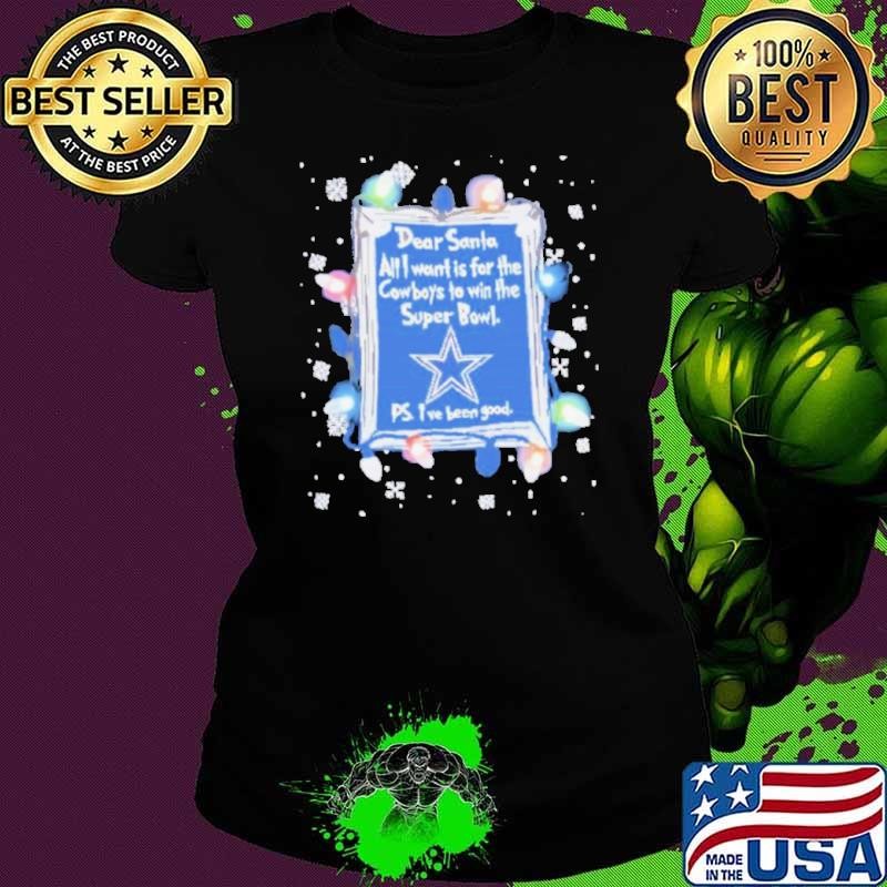 Dear Santa Dallas Cowboys Christmas Lights shirt