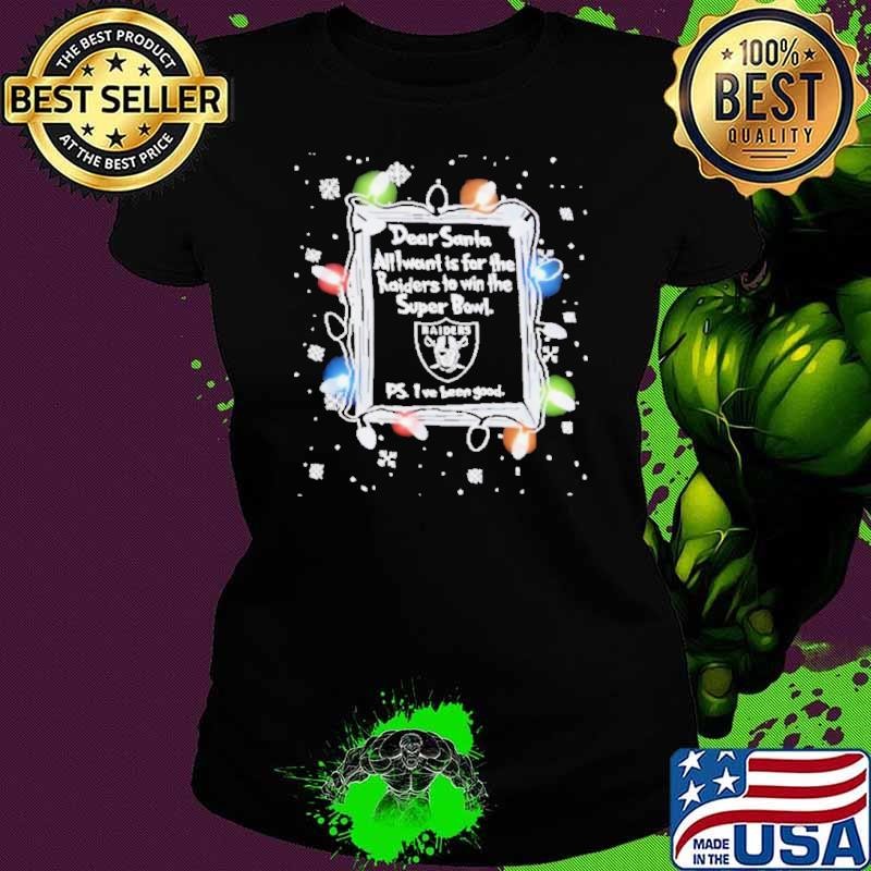 Dear Santa Las Vegas Raiders Christmas Lights shirt