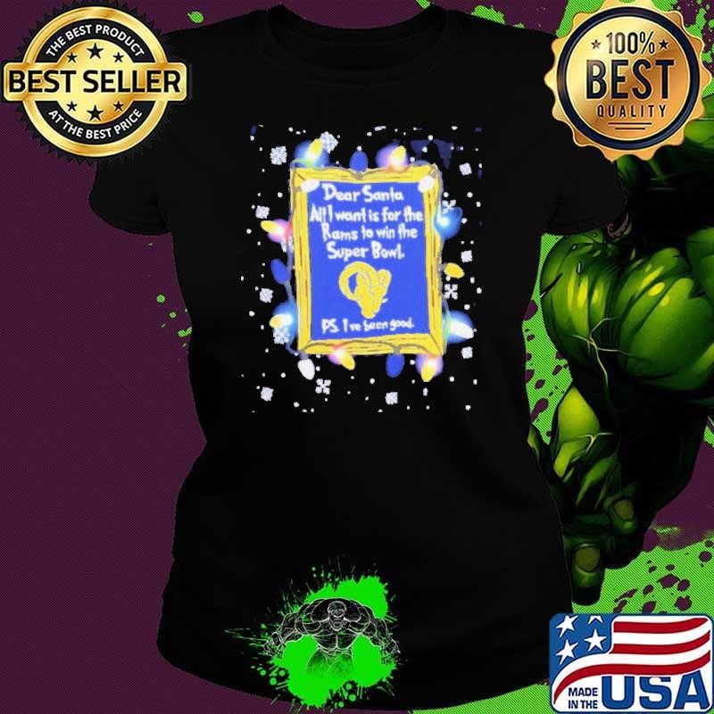 Dear Santa Los Angeles Rams Christmas Lights shirt