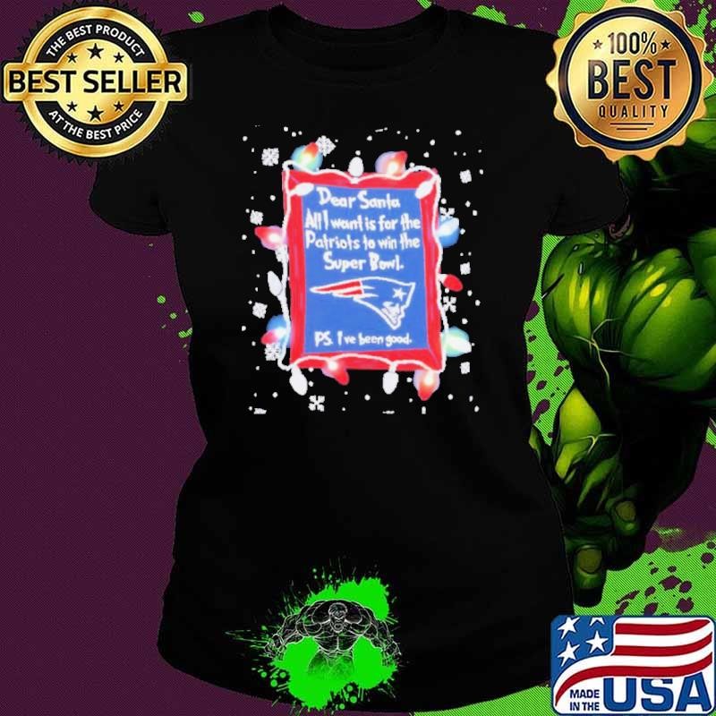 Dear Santa New England Patriots Christmas Lights shirt