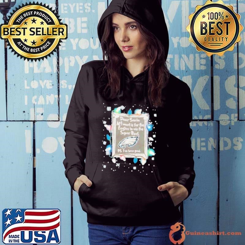 Dear Santa Philadelphia Eagles Christmas Lights Hoodie