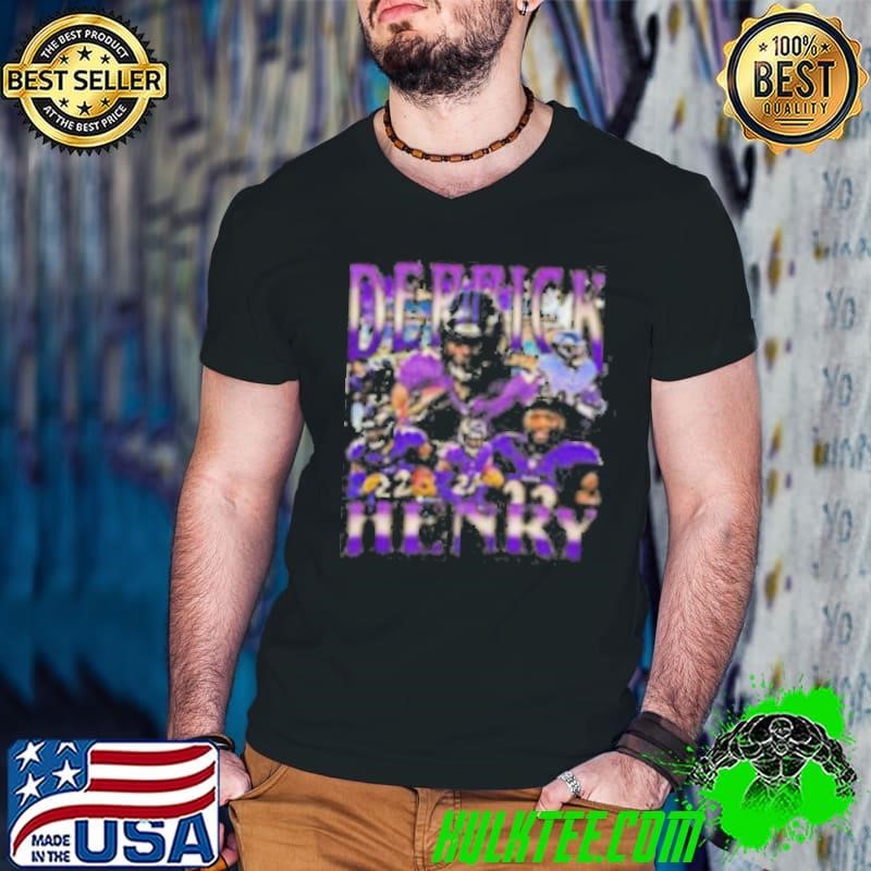 Derrick Henry Bootleg Collage Crewneck Guys V Neck