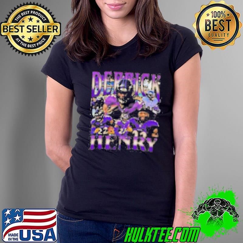 Derrick Henry Bootleg Collage Crewneck Ladies Tee
