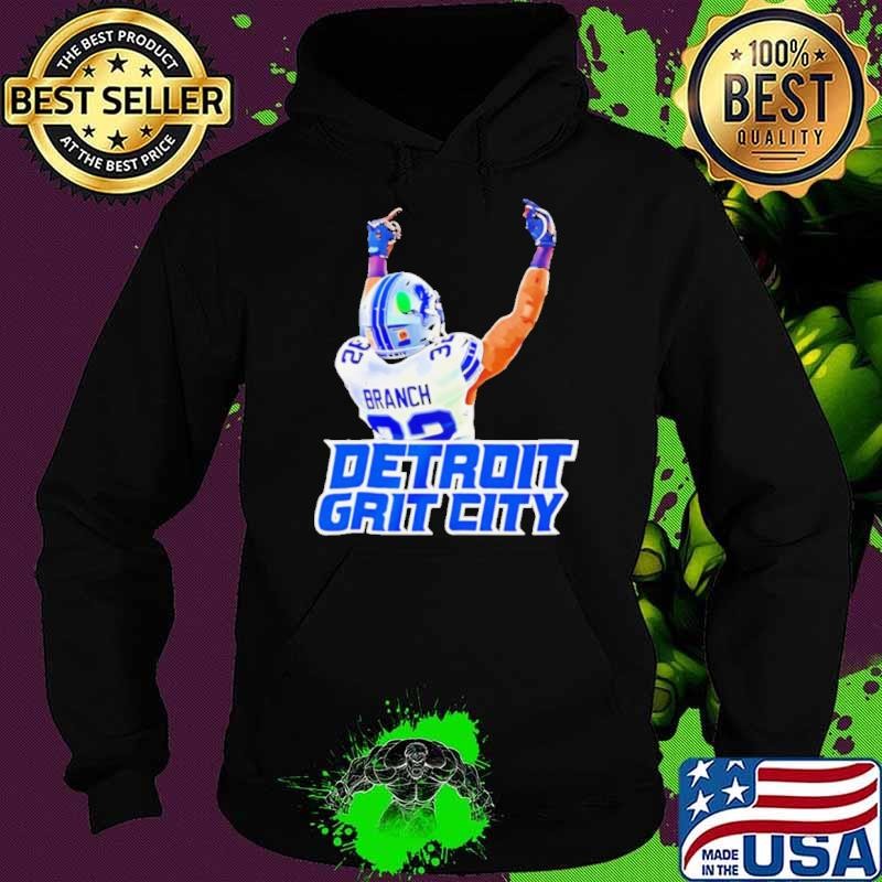 Detroit Grit City Brian Branch Middle Finger shirt
