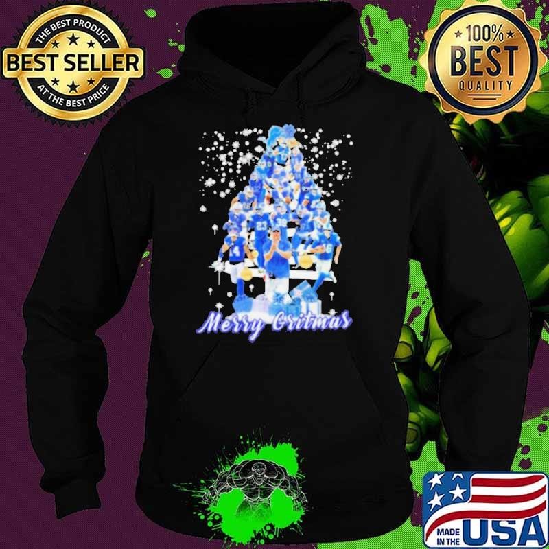 Detroit Lions Merry Gritmas Christmas Tree Players shirt
