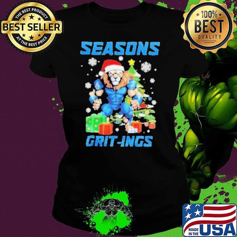 Detroit Lions Season’s Grit Ings Christmas Shirt
