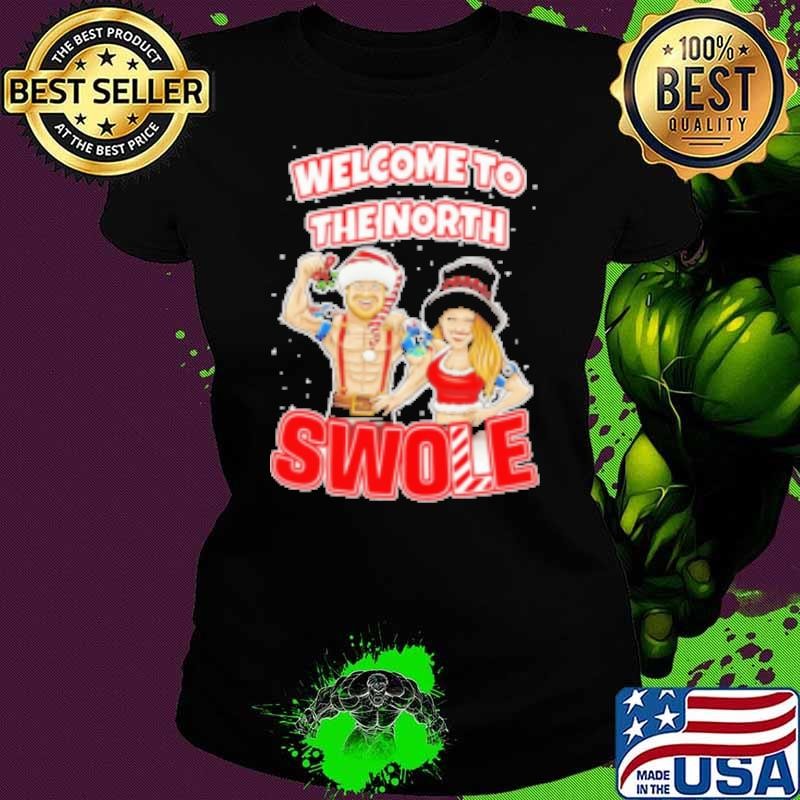 Diamond Dallas Page Welcome to the North Swole Christmas Ladies tee
