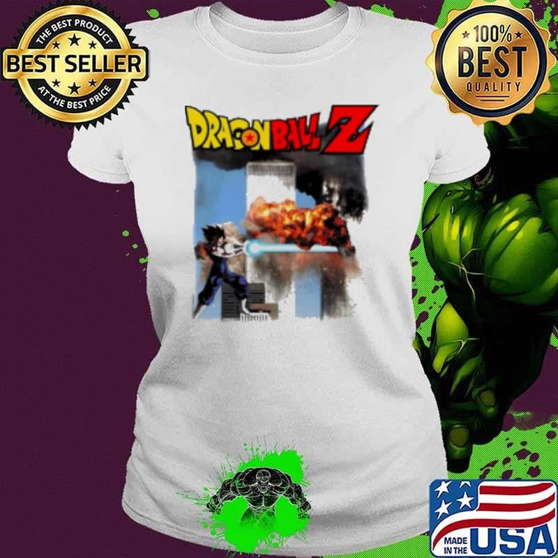 Dragon Ball Z the City was destroyed Ladies tee