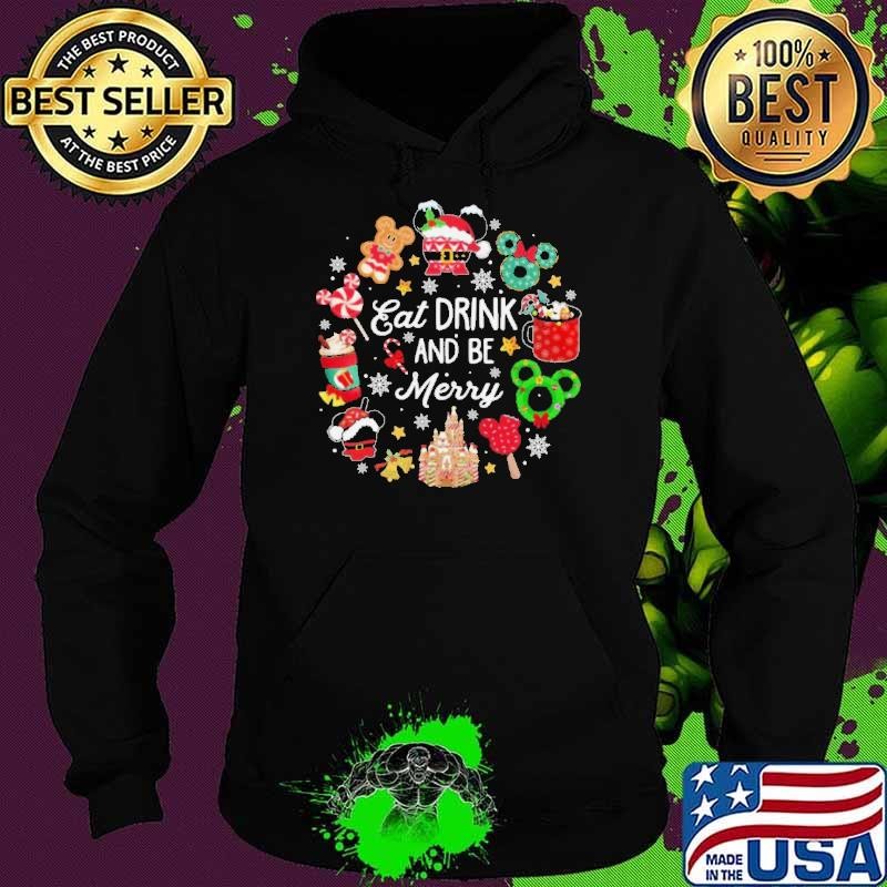 Eat Drink And Be Merry Xmas Hoodie