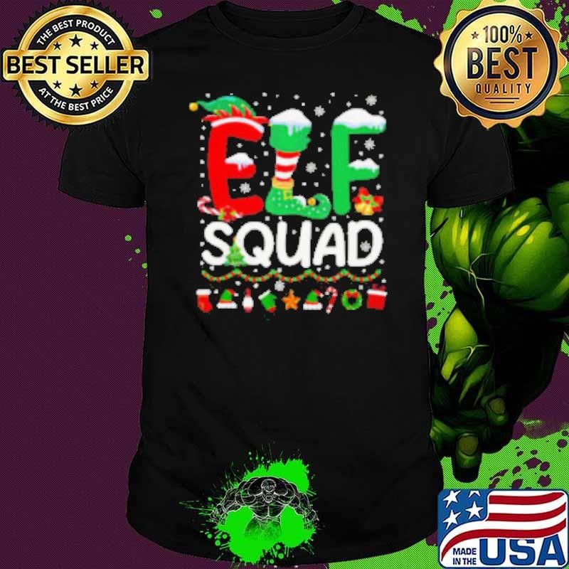 Elf Squad Christmas Family Matching Pajamas Kids Funny Xmas Unisex
