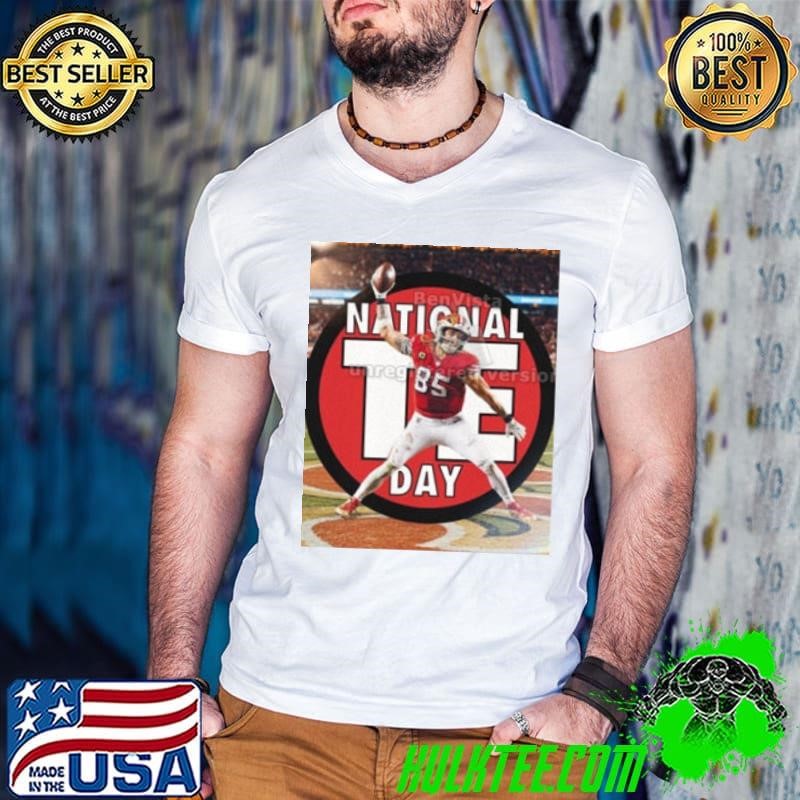George Kittle San Francisco 49ers National Tight Ends Day The man, the myth, the logo Poster shirt