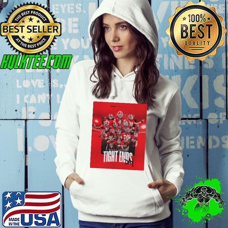 Georgia Football Happy National Tight Ends Day 2024 Poster Hoodie