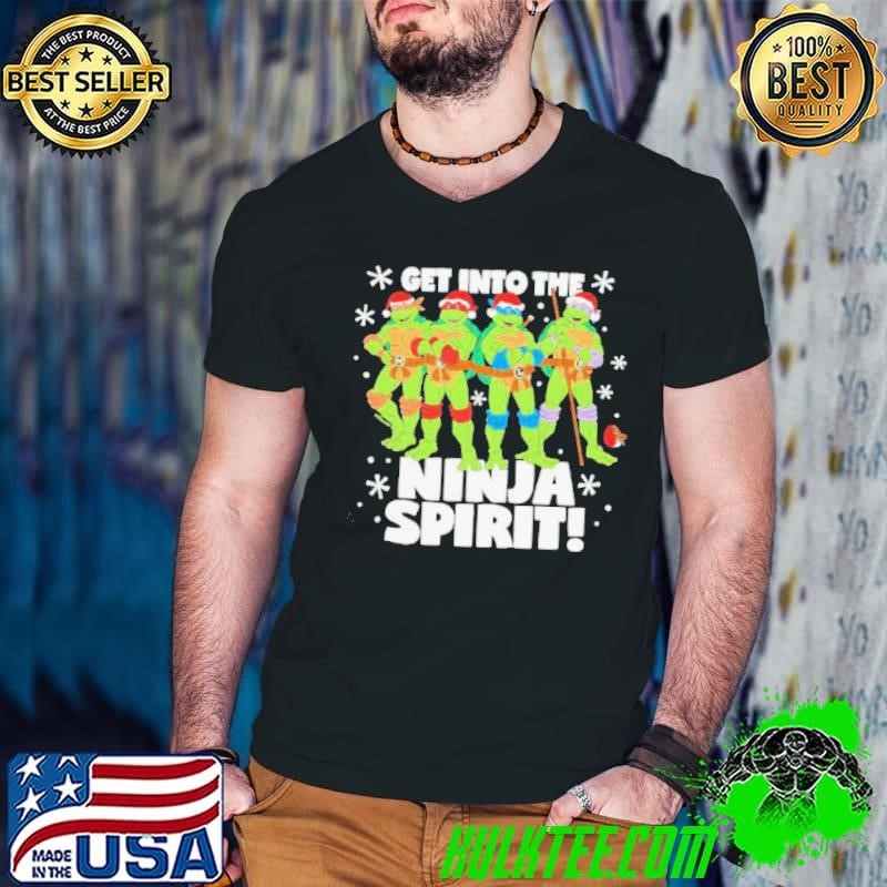 Get Into The Ninja Spirit Mutant Ninja Turtles the Grinch Guys V Neck