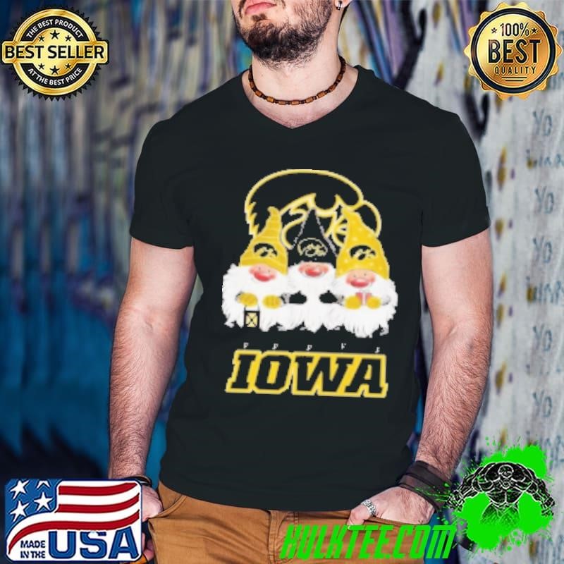 Gnomes Iowa Hawkeyes Merry Christmas 2024 Shirt