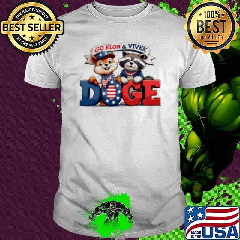 Go Elon Musk and Vivek Ramaswamy Doge Shirt