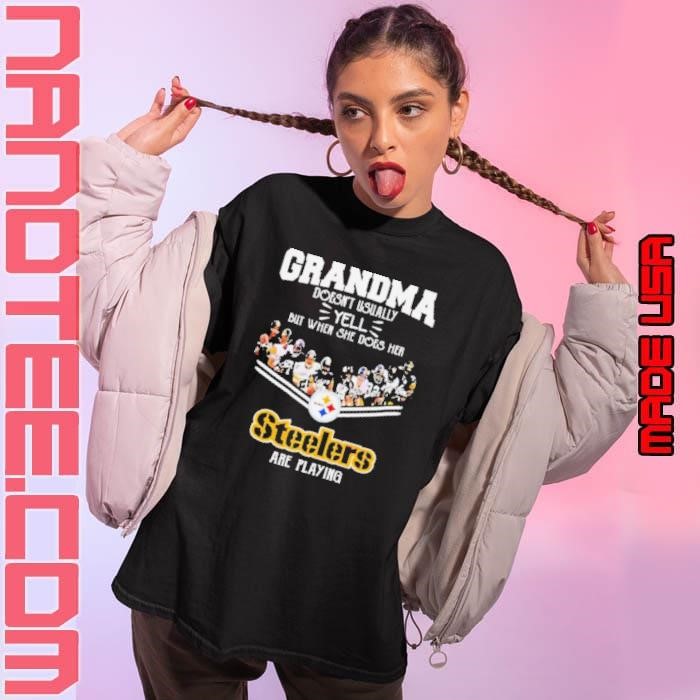 Grandma Pittsburgh Steelers Are Playing Ladies tee