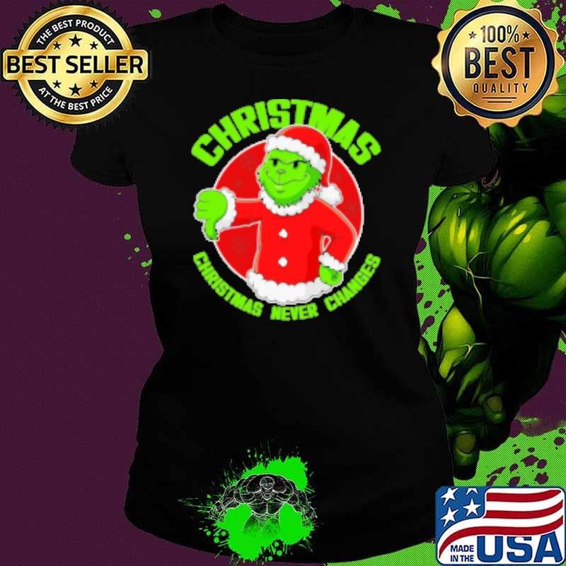 Grinch Boy Christmas Never Changes Shirt
