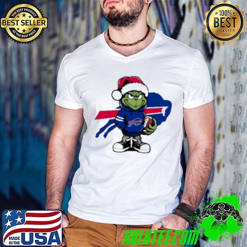 Grinch hug ball Buffalo Bills Christmas Guys V Neck