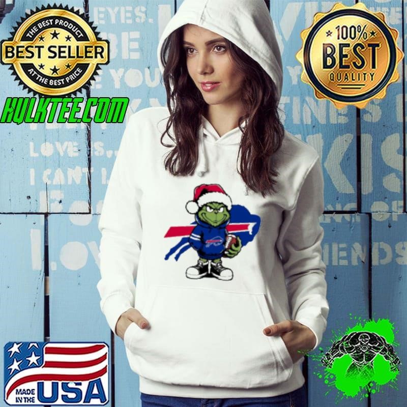 Grinch hug ball Buffalo Bills Christmas Hoodie