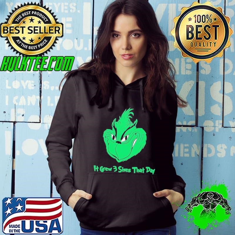 Grinch it grew 3 sizes that day 2024 shirt