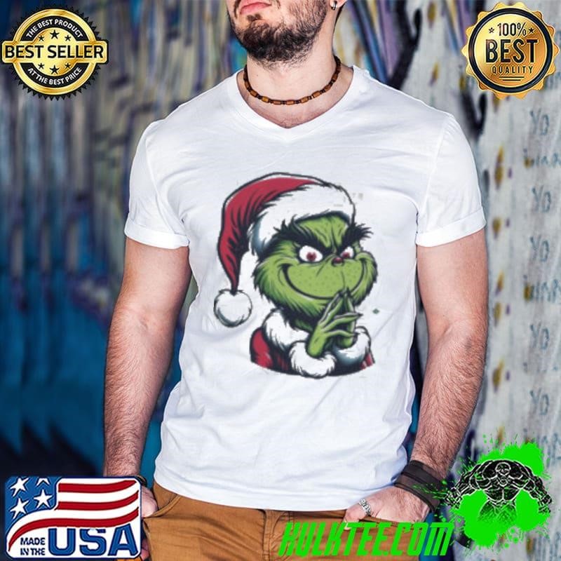 Grinchs christmast Guys V Neck