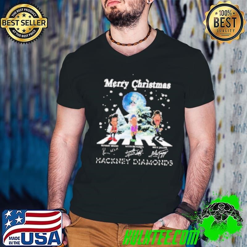 Hackney Diamonds Merry Christmas Walking Signatures 2024 Shirt