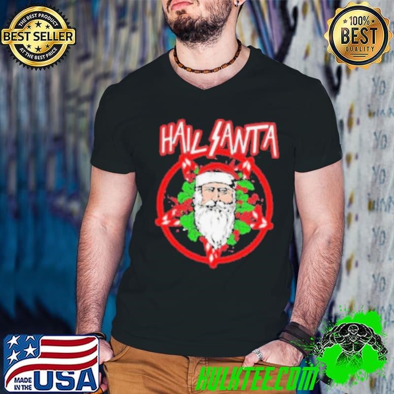 Hail Santa 2.0 Holiday Christmas 2024 Guys V Neck
