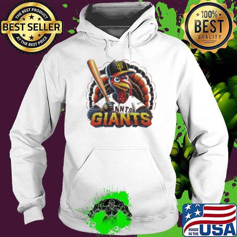 Happy Thanksgiving San Francisco baseball Turkey Hoodie