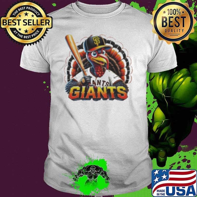 Happy Thanksgiving San Francisco baseball Turkey Shirt