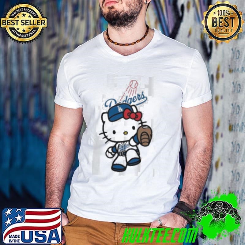 Hello Kitty Los Angeles Dodgers Baseball Guys V Neck