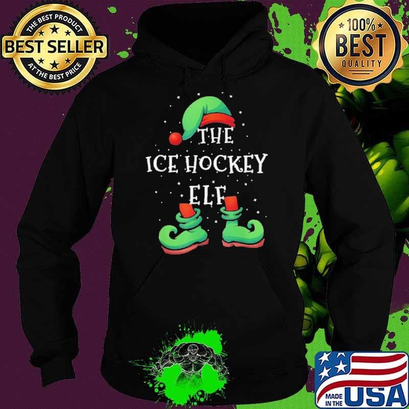 Ice Hockey Elf Family Matching Christmas shirt