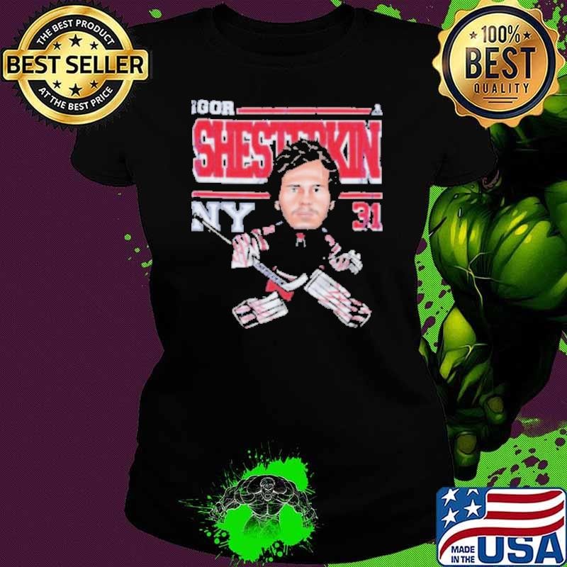 Igor Shesterkin New York Rangers Cartoon Ladies tee