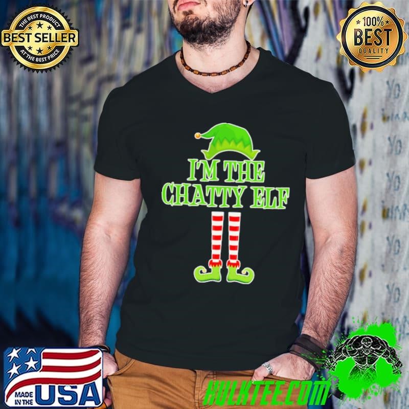 I’m The Chatty Elf Matching Family Christmas Enza Ladies Jersey Football Shirt