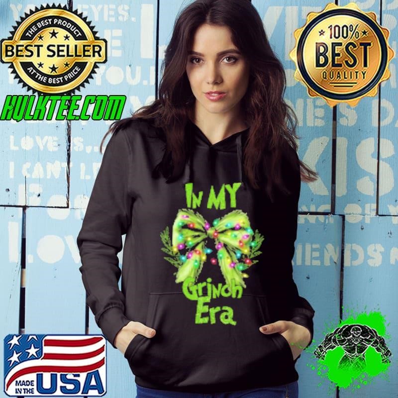 In My Grinch Era Christmas Bow Hoodie
