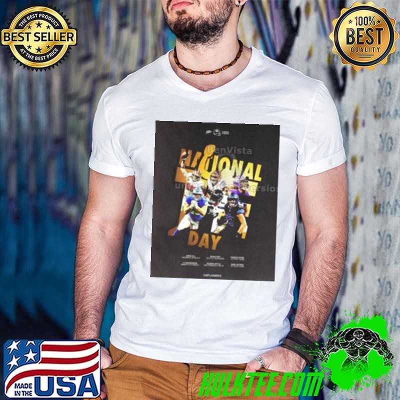 Iowa Hawkeyes Football National Tight Ends Day 2024 NFL Hawks Poster shirt