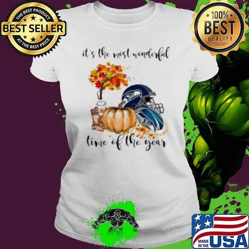 It's The Most Wonderful Time Of The Year Halloween Seattle Seahawks Shirt