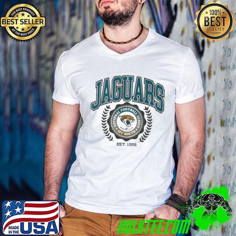 Jacksonville Jaguars Team Crest Est 1996 Guys V Neck