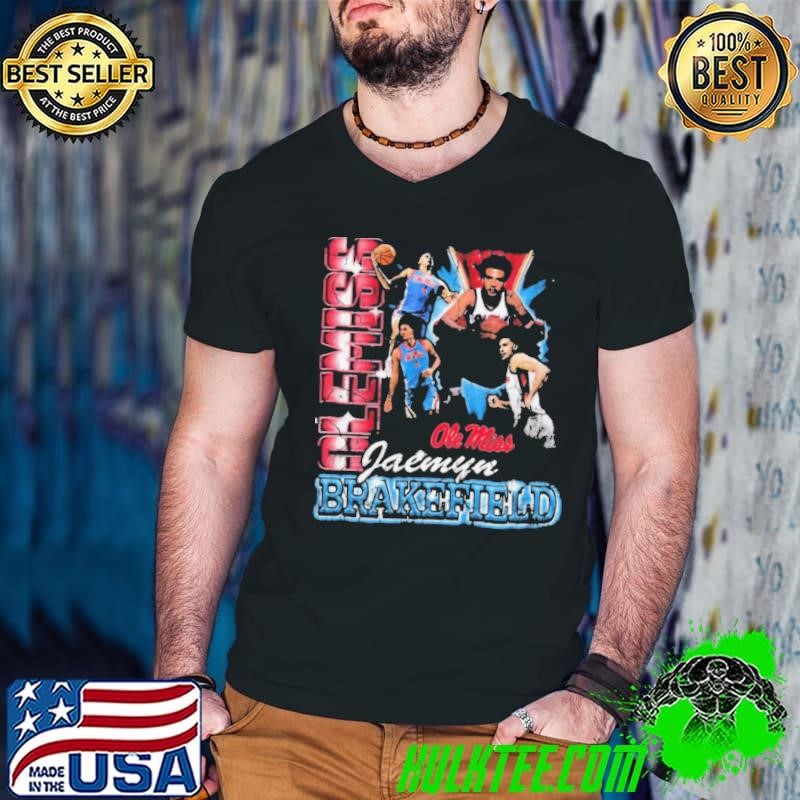 Jaemyn Brakefield Ole Miss Rebels 90s Graphic Guys V Neck