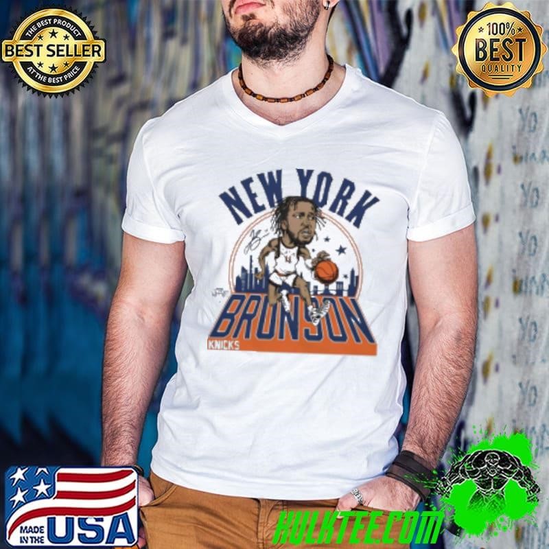 Jalen Brunson New York Knicks caricature signature Shirt