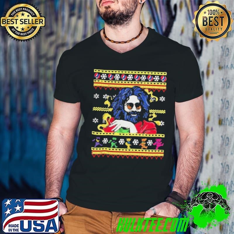 Jerry Garcia Christmas shirt Black Men All size shirt