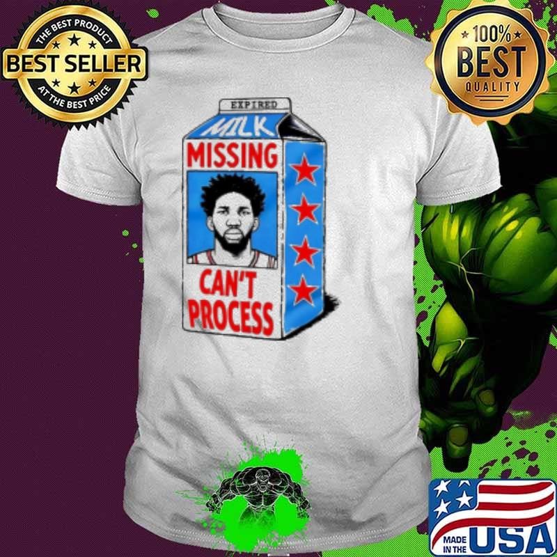Joel Embiid Philadelphia 76ers Philly milk missing can't process Unisex
