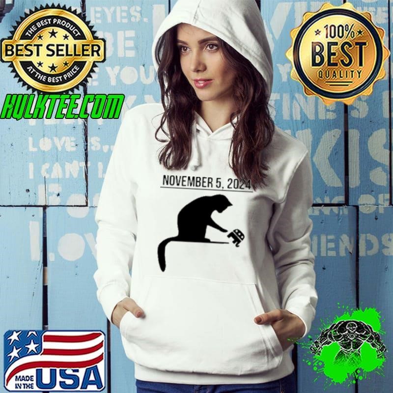Kamala Harris cat lady knocking Republican November 5 2024 Shirt