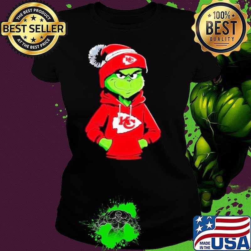 Kansas City Chiefs Grinch Merry Christmas ornament